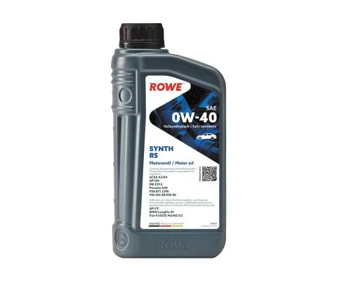 Моторное масло ROWE Hightec Synt RS 0W40, 1л