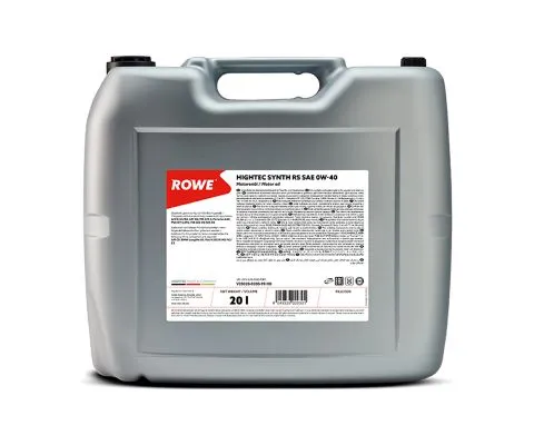 Моторное масло ROWE Hightec Synt RS 0W40, 1л на розлив
