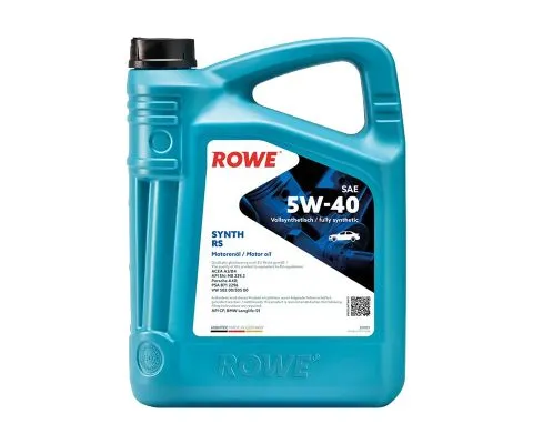 Моторное масло ROWE Hightec Synt RS 5W40, 5л