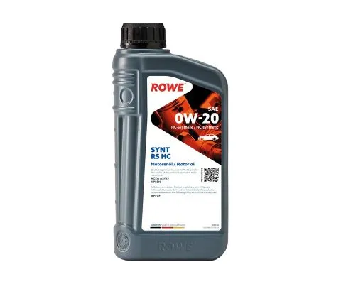 Моторное масло ROWE Hightec Synt RS HC 0W20, 1л