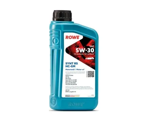Моторное масло ROWE Hightec Synt RS HC-GM 5W30, 1л