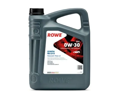 Моторное масло ROWE Hightec Synt RS LV II 0W30, 5л