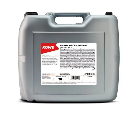 Моторное масло ROWE Hightec Synt RSi 5W40, 1л на розлив