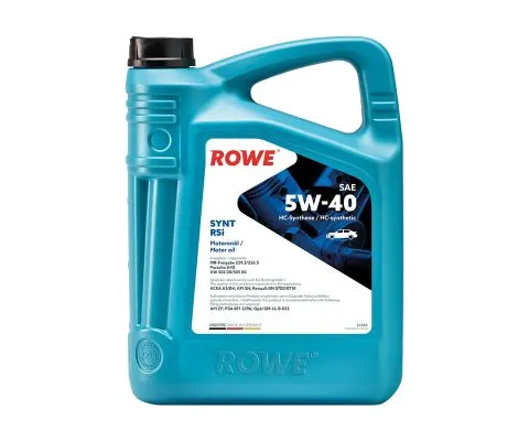 Моторное масло ROWE Hightec Synt RSi 5W40, 5л