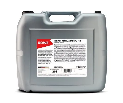 Трансмиссионное масло ROWE Hightec Topgear S 75W90, 1л на розлив