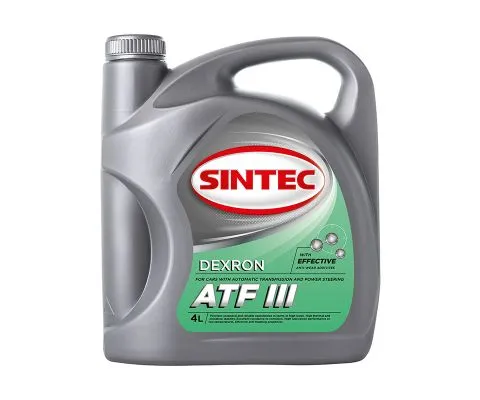 Трансмиссионное масло SINTEC Dexron ATF III, 4л