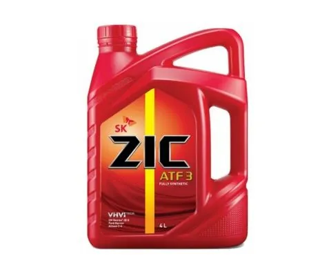 Трансмиссионное масло ZIC ATF 3, 4л