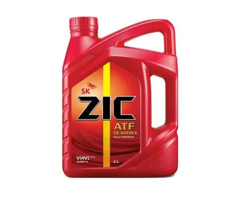 Трансмиссионное масло ZIC ATF Dexron 6, 4л