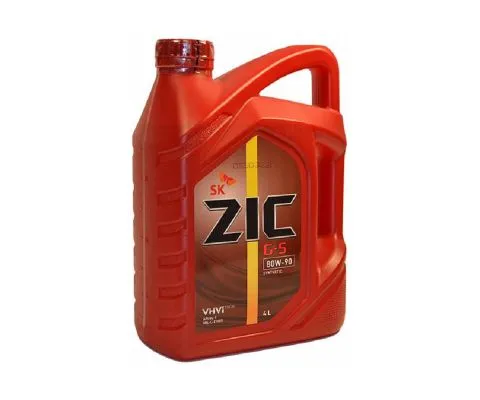 Трансмиссионное масло ZIC G-5 80W90, 4л