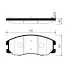 Тормозные колодки MADFIL PN0068 (Chevrolet Captitiva, Daewoo Winstorm, Opel Antara)