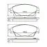 Тормозные колодки MADFIL PN0391 (Chevrolet Cruze/Aveo/Orlando, Opel Astra)