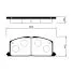 Тормозные колодки MADFIL PN1077 (Toyota)