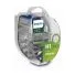 Лампа головного света PHILIPS LongLife EcoVision H1 12V 55W P14.5s, набор 2шт
