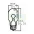 Лампа дополнительного освещения TRIFA W16W 12V 16W W2.1x9.5d, 1шт