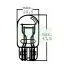 Лампа дополнительного освещения TRIFA W21/5W 12V 21/5W W3x16q, 1шт